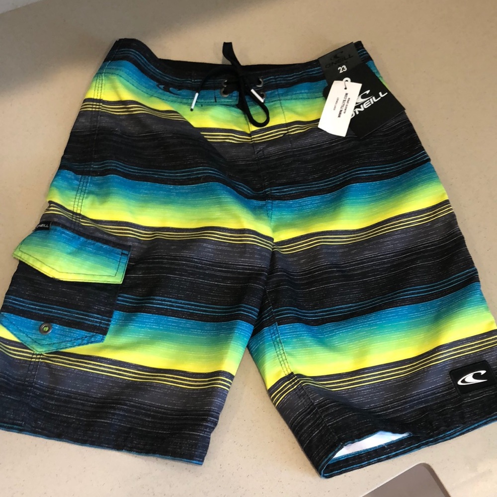 Cool striped boys board shorts